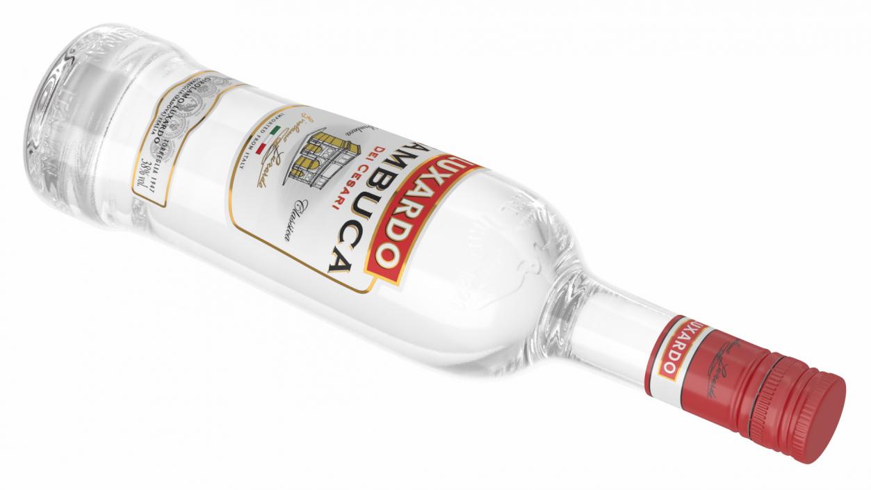 Luxardo Sambuca Dei Cesari 750ml Bottle 3D model