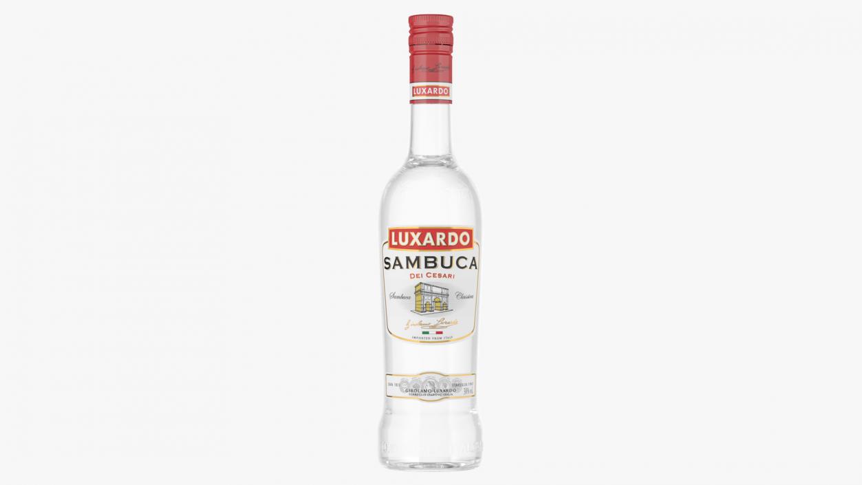 Luxardo Sambuca Dei Cesari 750ml Bottle 3D model