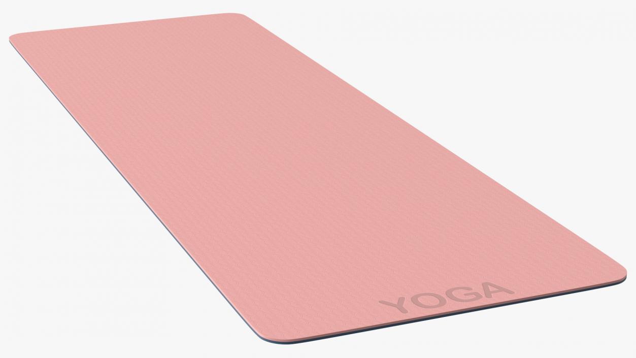 3D model Yoga Mat Unwrap Pink