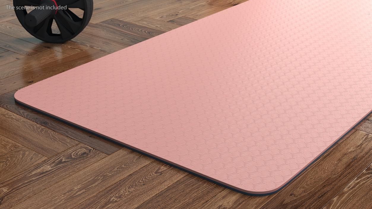 3D model Yoga Mat Unwrap Pink