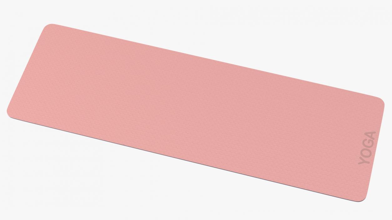 3D model Yoga Mat Unwrap Pink