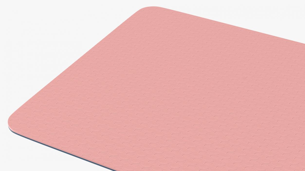 3D model Yoga Mat Unwrap Pink