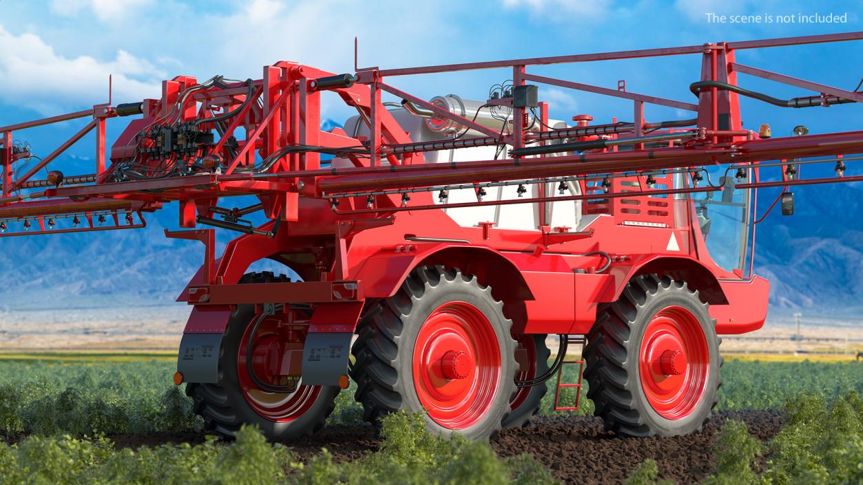 Self Propelled Crop Sprayer 3D