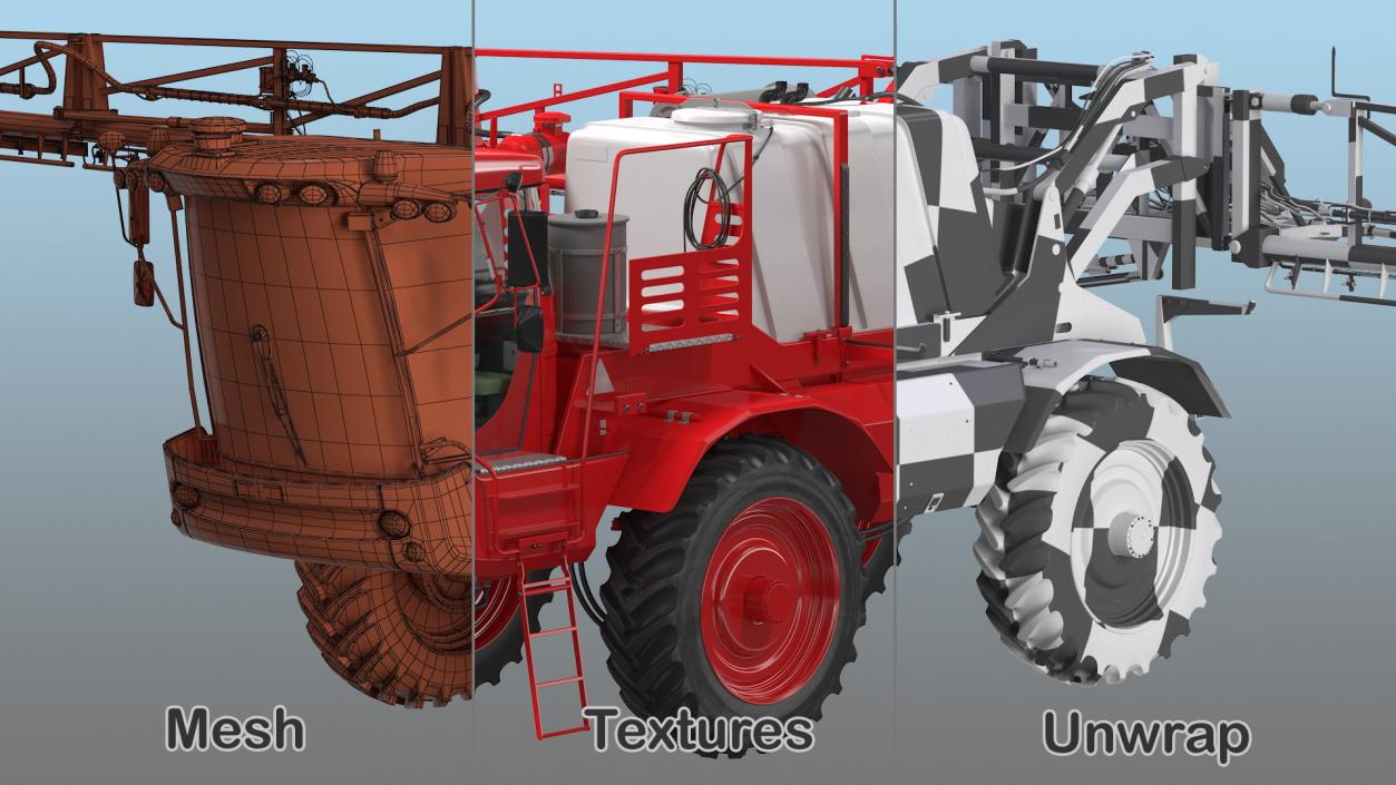 Self Propelled Crop Sprayer 3D