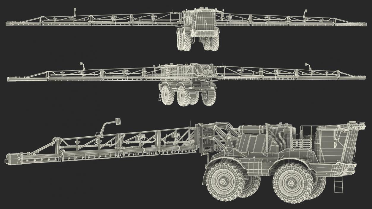 Self Propelled Crop Sprayer 3D