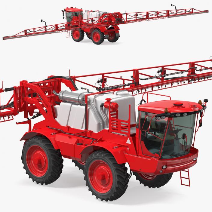 Self Propelled Crop Sprayer 3D