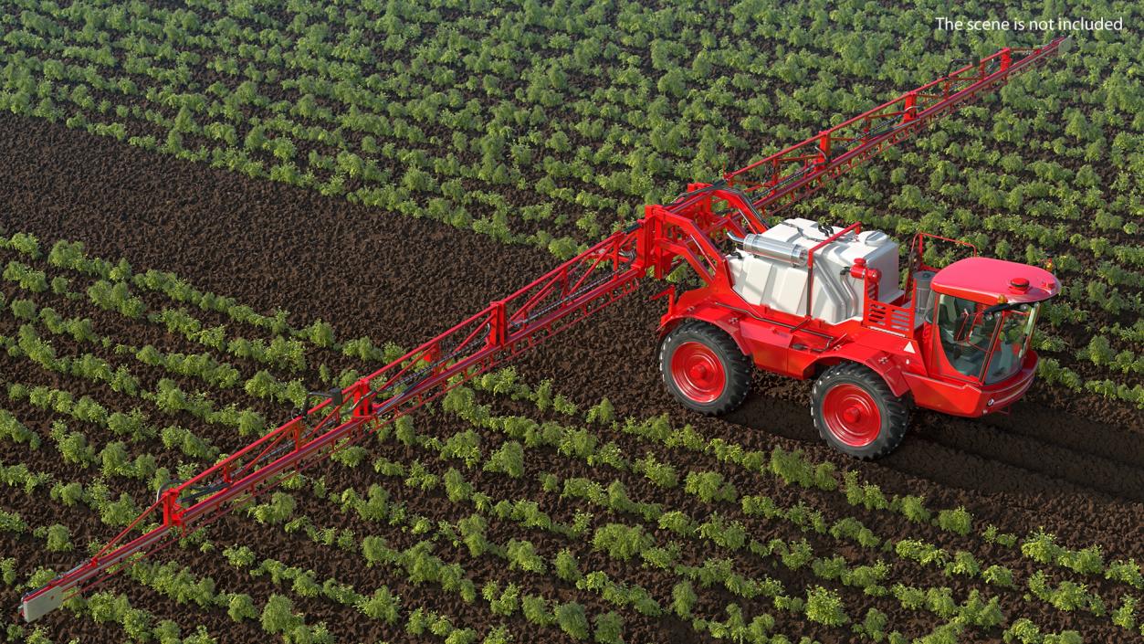 Self Propelled Crop Sprayer 3D