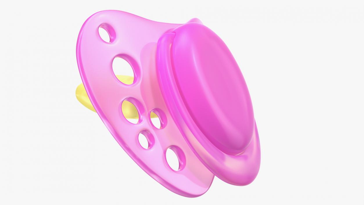 3D model Pink Baby Dummy