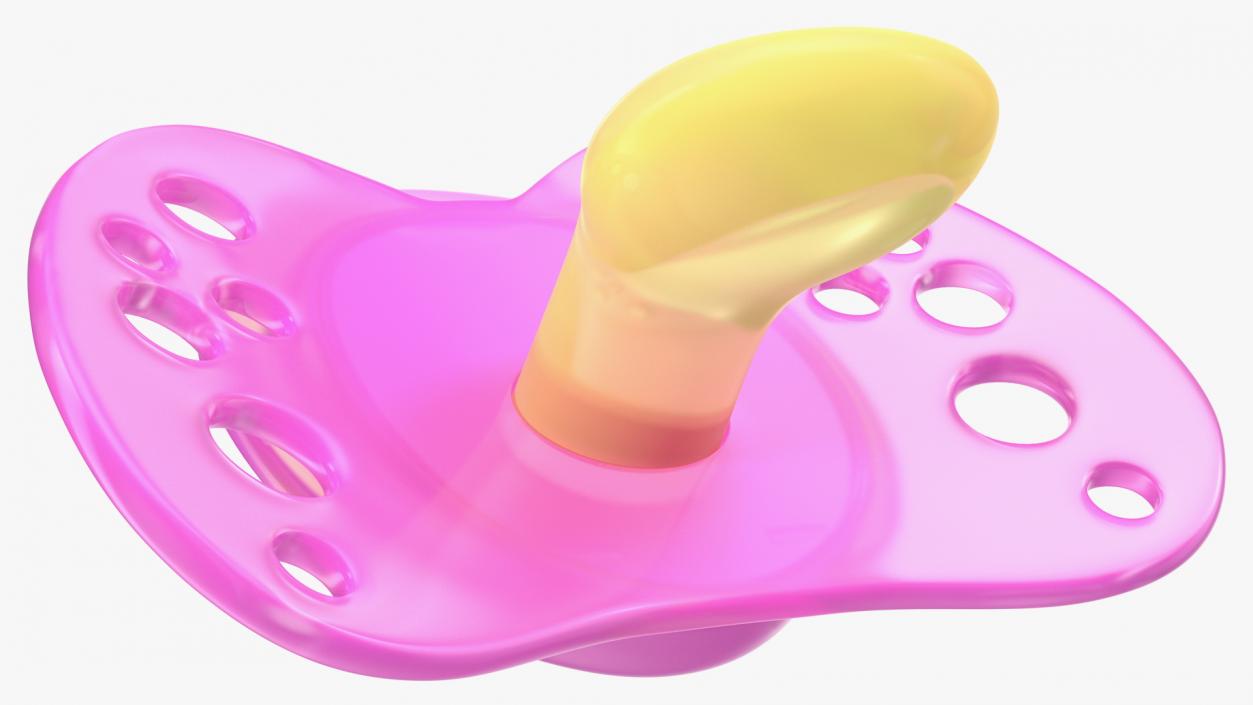 3D model Pink Baby Dummy