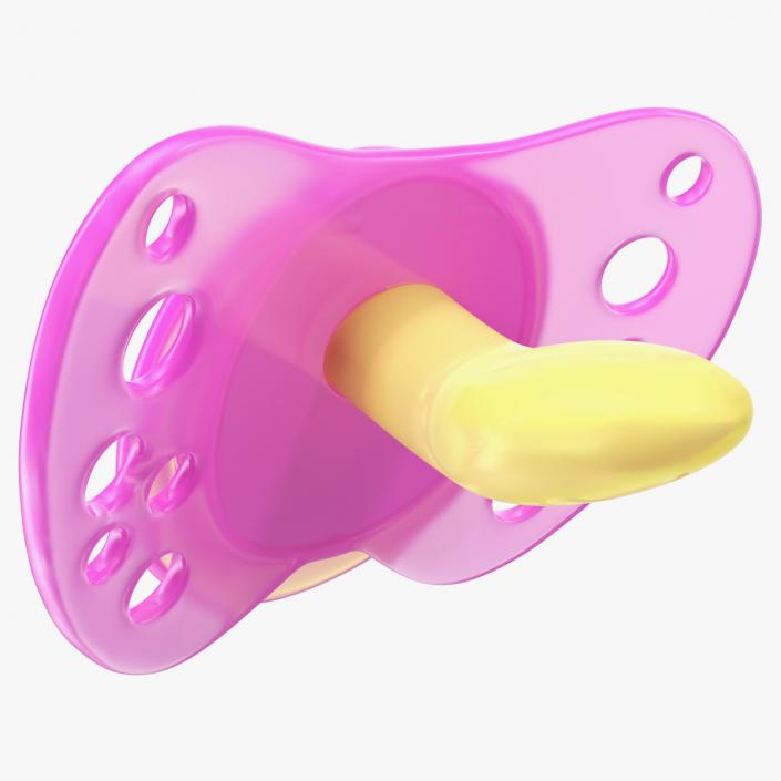 3D model Pink Baby Dummy