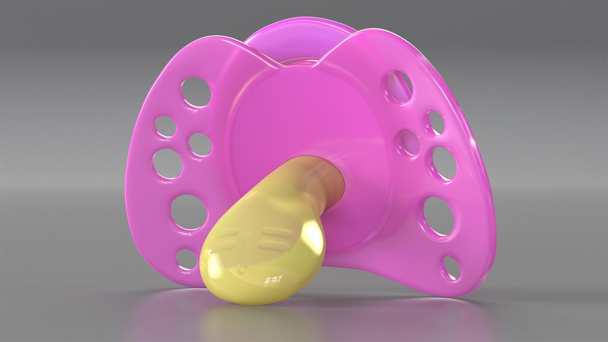 3D model Pink Baby Dummy