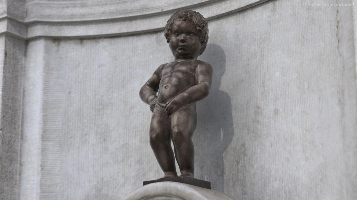 Manneken Pis Statue 3D model