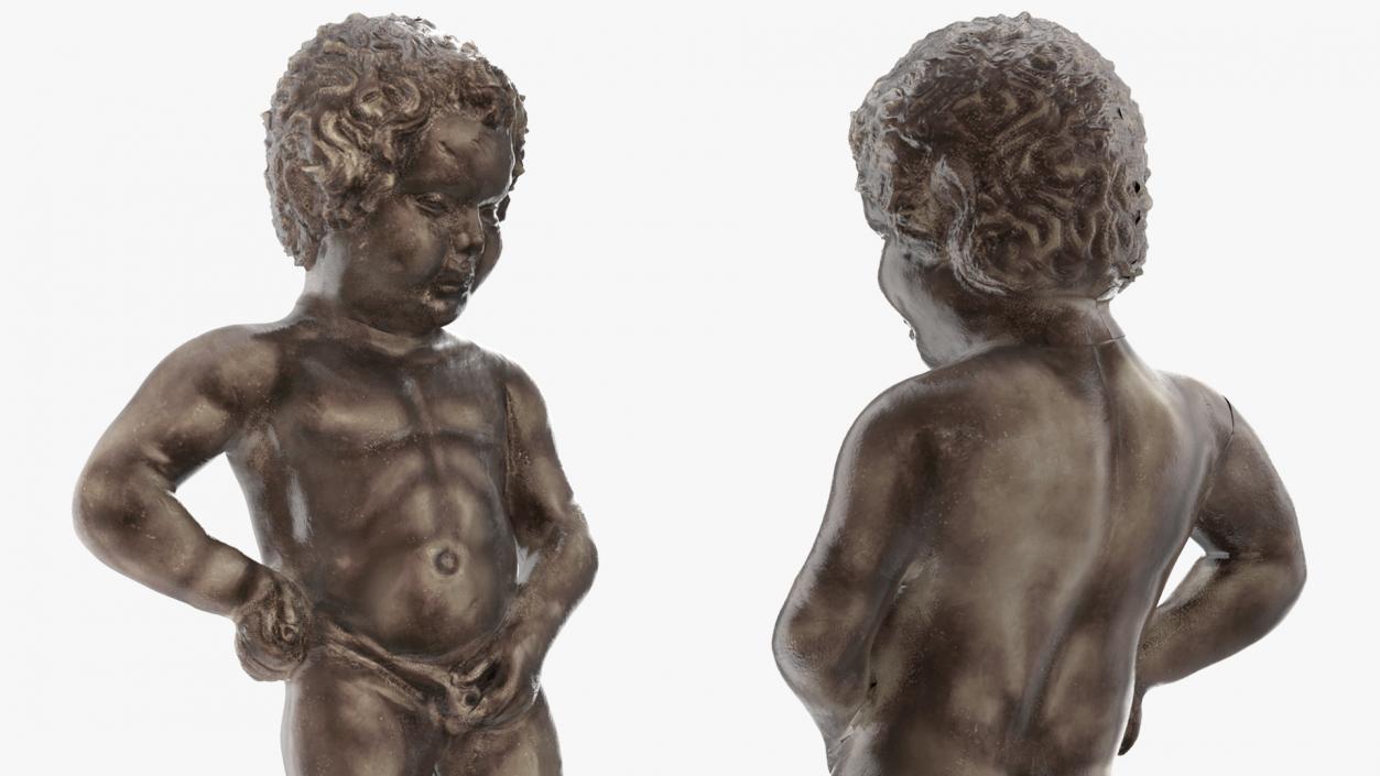 Manneken Pis Statue 3D model