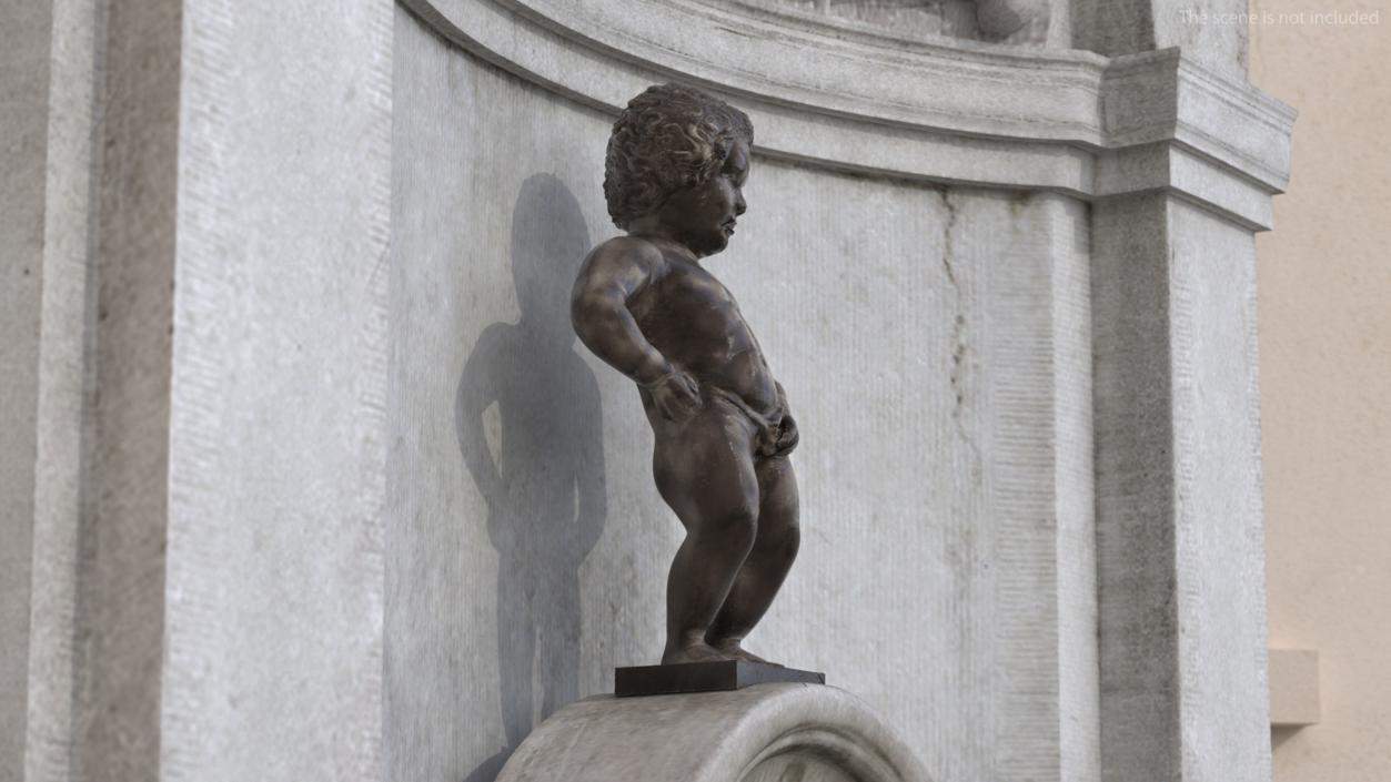 Manneken Pis Statue 3D model