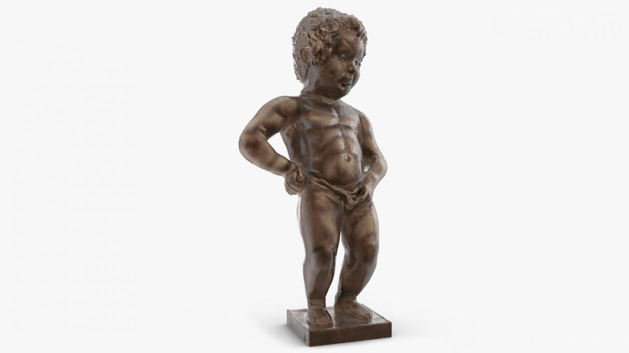 Manneken Pis Statue 3D model