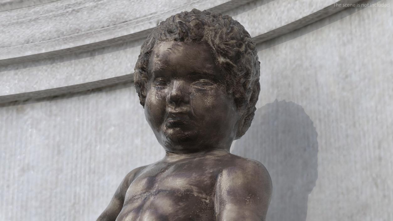 Manneken Pis Statue 3D model