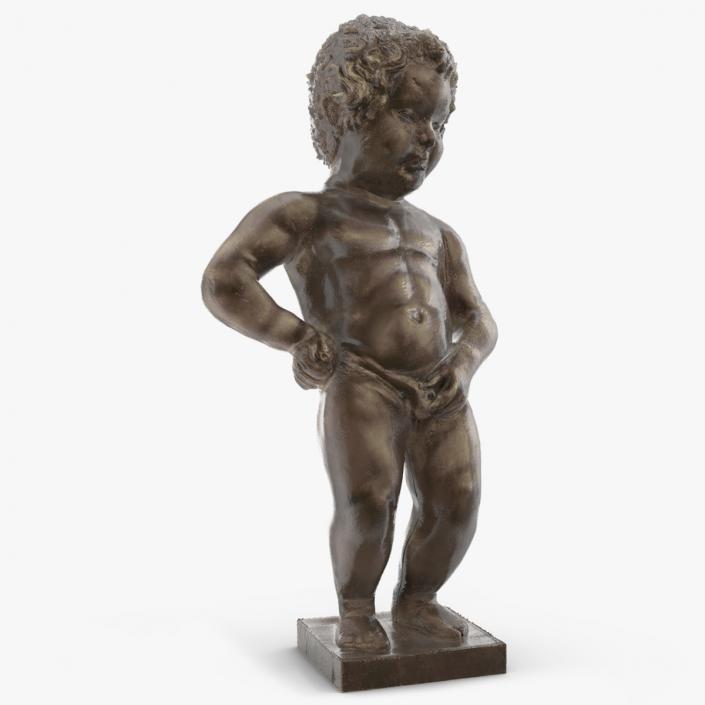 Manneken Pis Statue 3D model