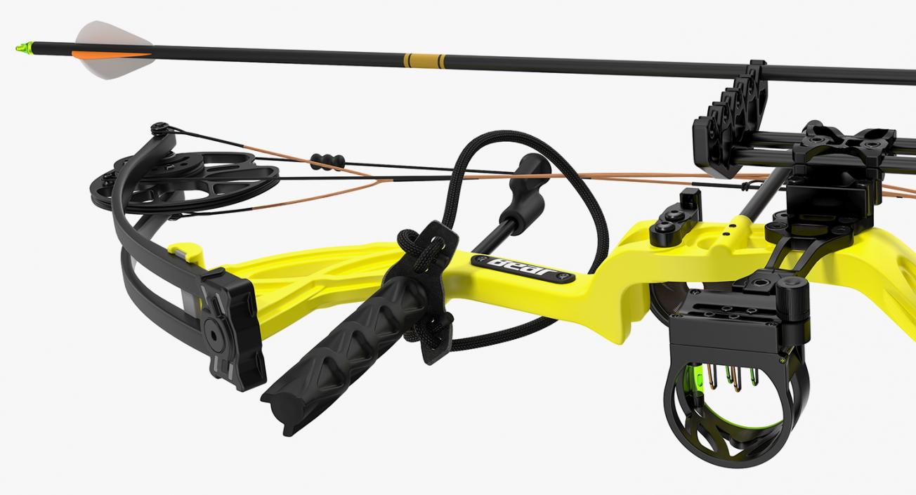 3D Sport Crossbow and Bow Collection model