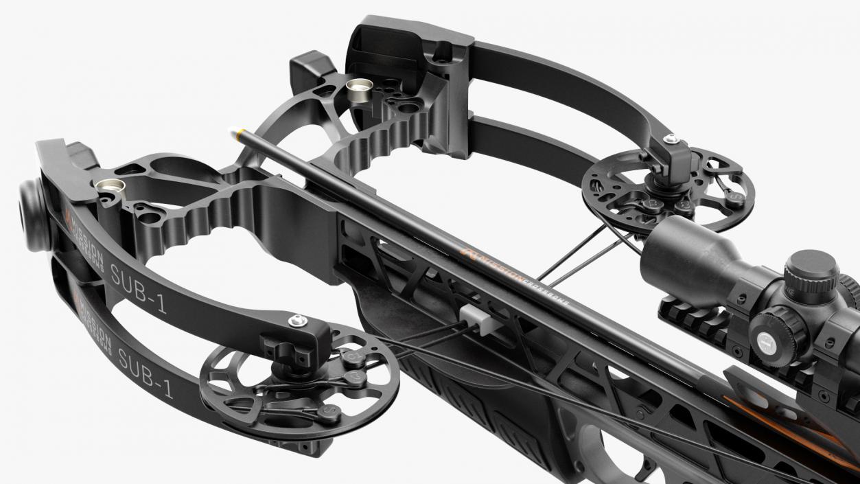 3D Sport Crossbow and Bow Collection model