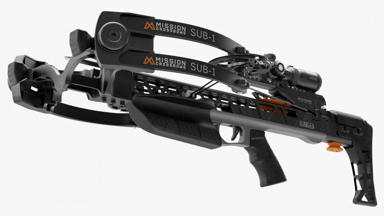 3D Sport Crossbow and Bow Collection model