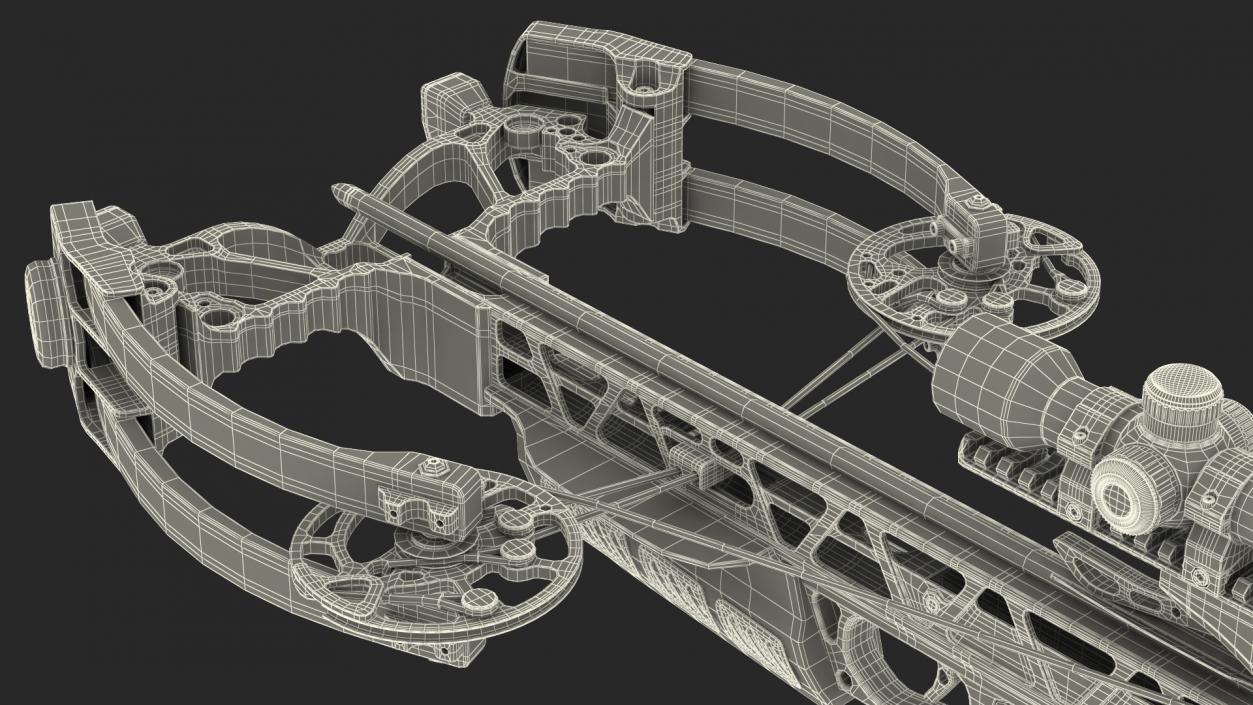 3D Sport Crossbow and Bow Collection model