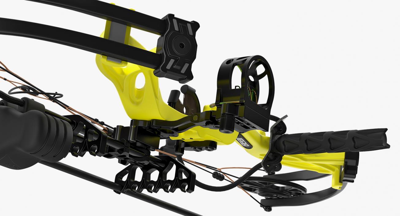 3D Sport Crossbow and Bow Collection model