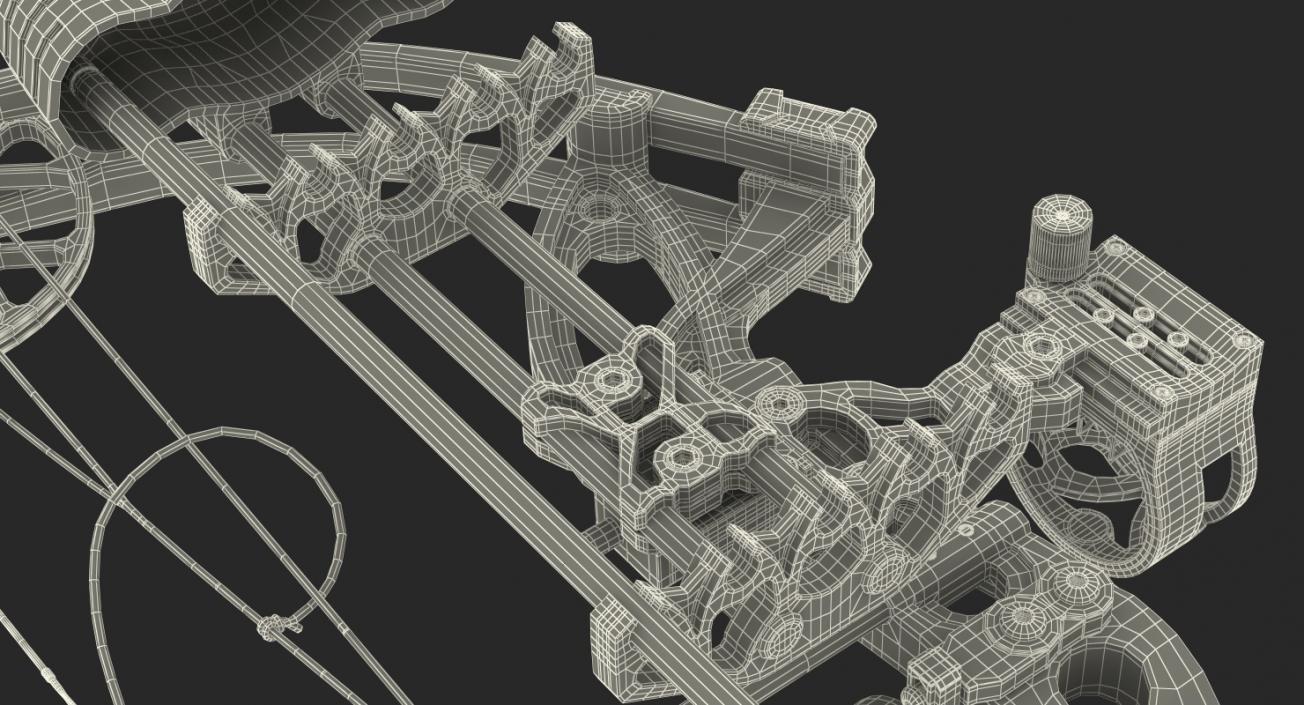 3D Sport Crossbow and Bow Collection model