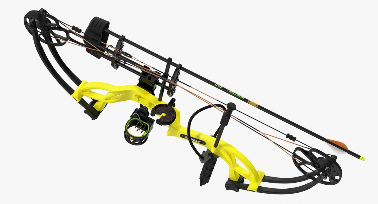 3D Sport Crossbow and Bow Collection model