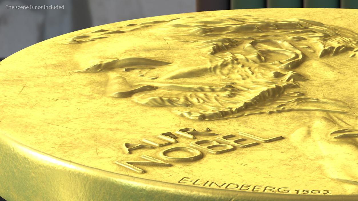 Literature Nobel Prize with Box Collection 3D