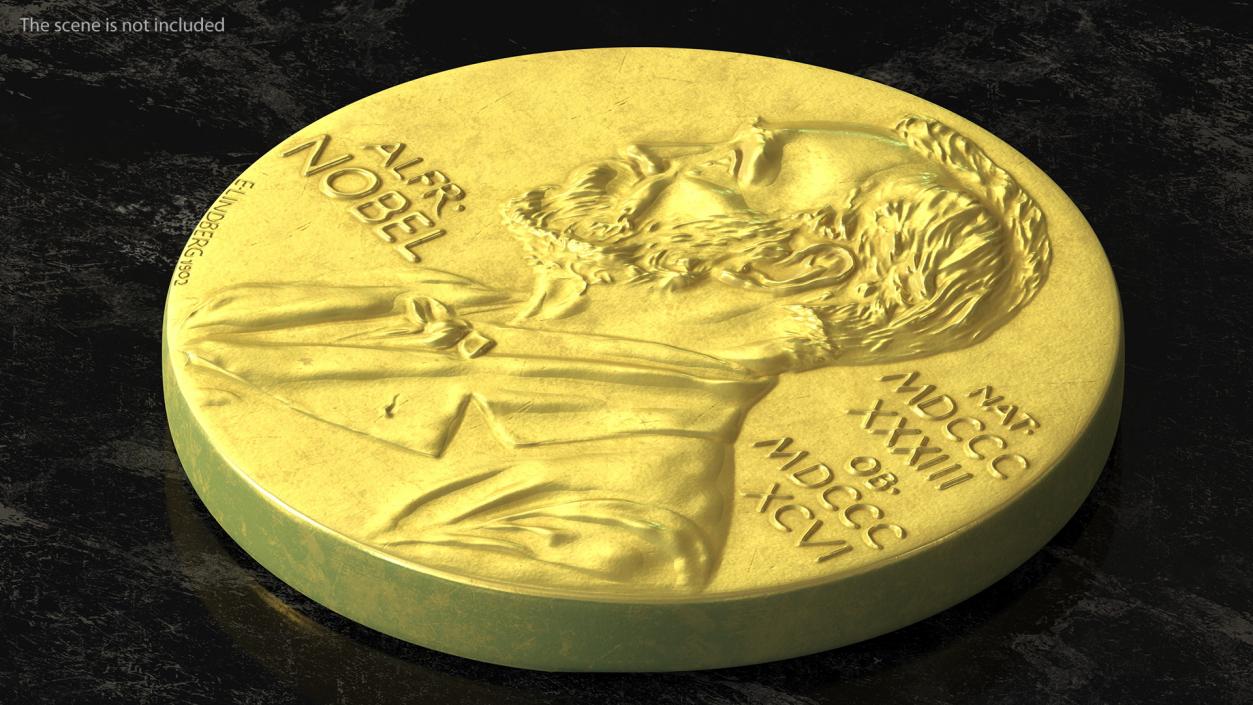 Literature Nobel Prize with Box Collection 3D