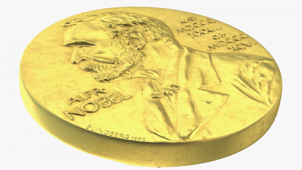 Literature Nobel Prize with Box Collection 3D