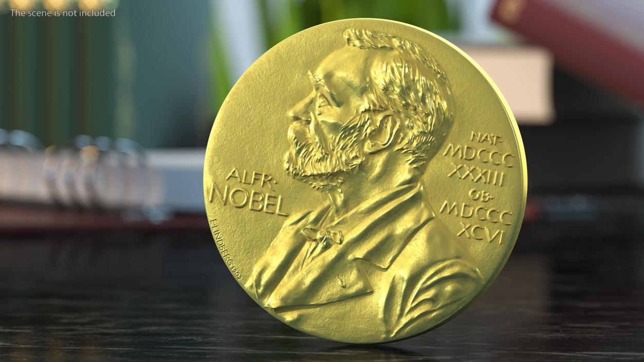 Literature Nobel Prize with Box Collection 3D