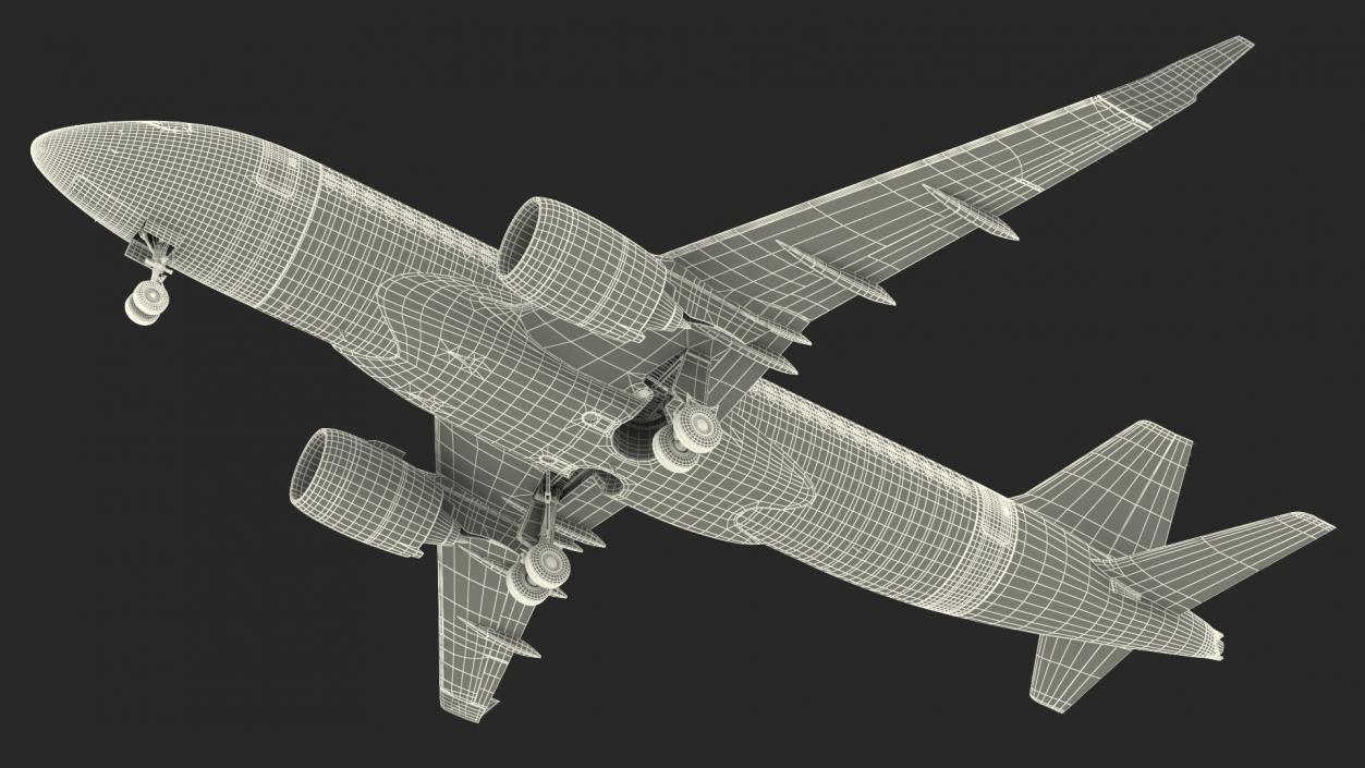 Airbus A220 100 Detailed Interior Rigged 2 3D