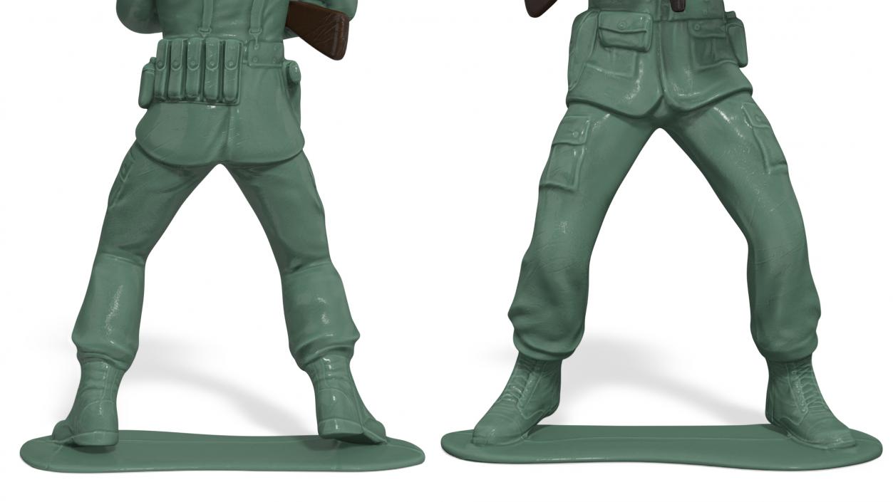 3D model Toy Soldier with Gun