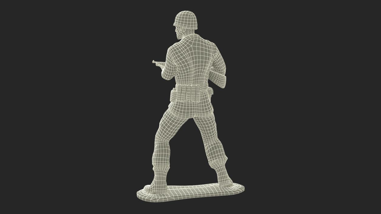 3D model Toy Soldier with Gun