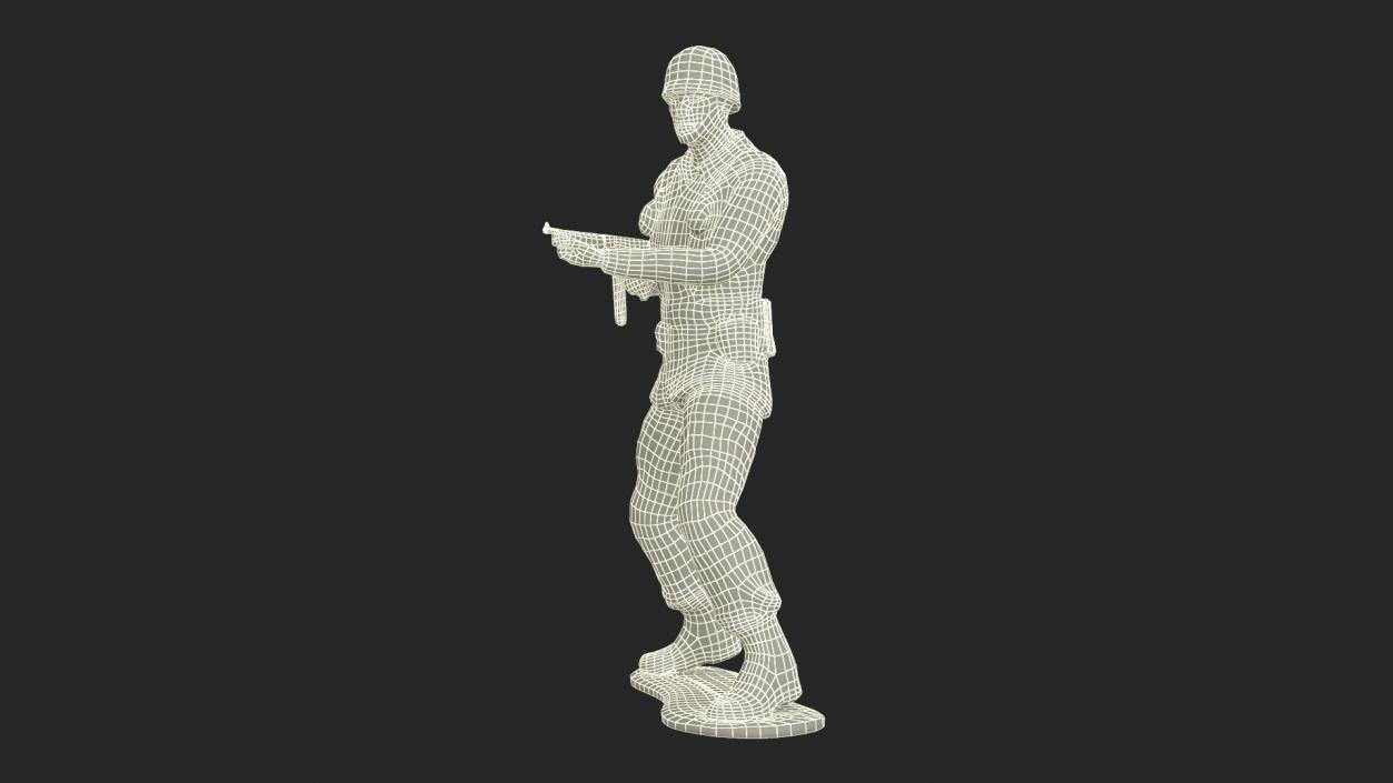 3D model Toy Soldier with Gun