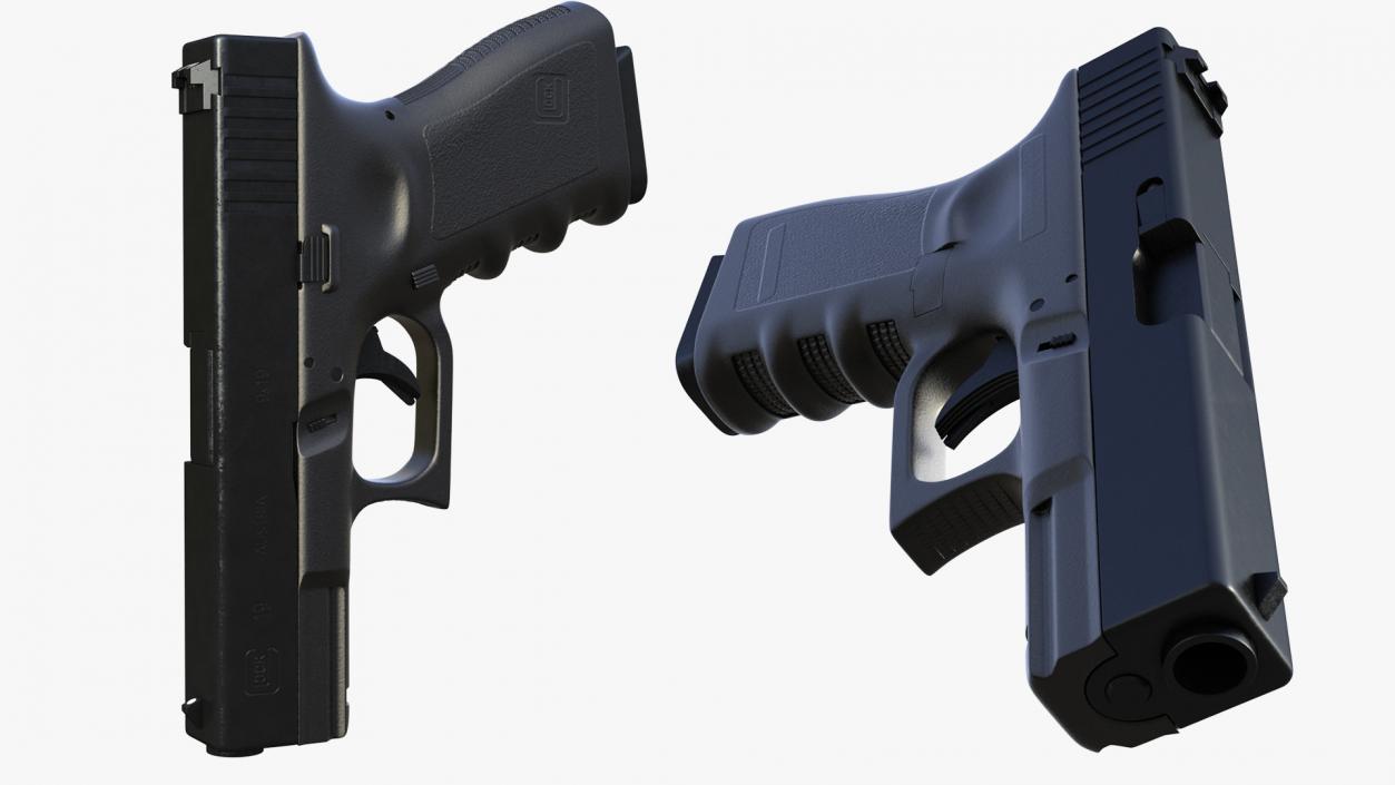 Criminal Aiming with Gun 3D model