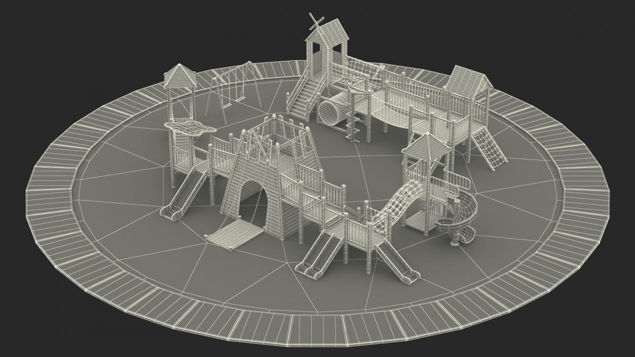 Wooden Playground 3D