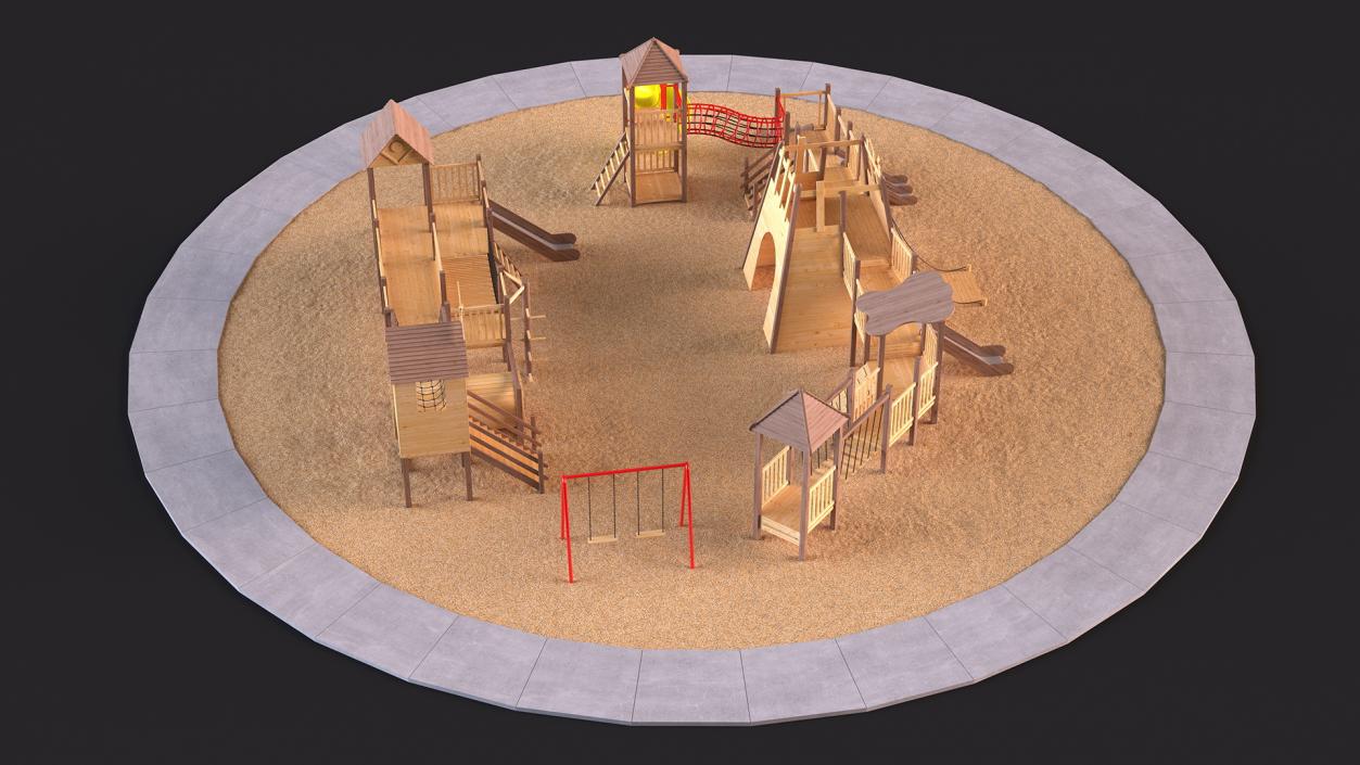 Wooden Playground 3D