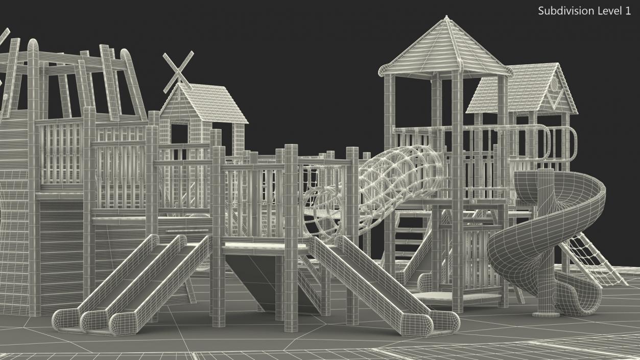 Wooden Playground 3D