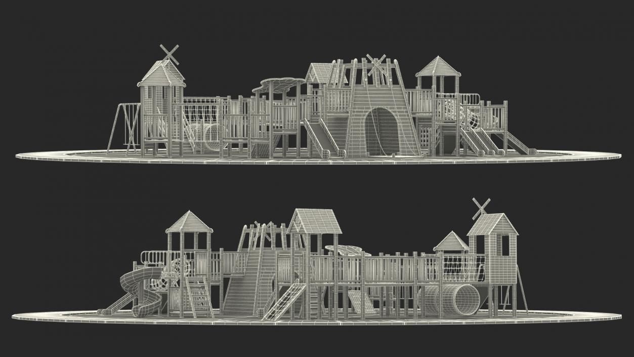 Wooden Playground 3D