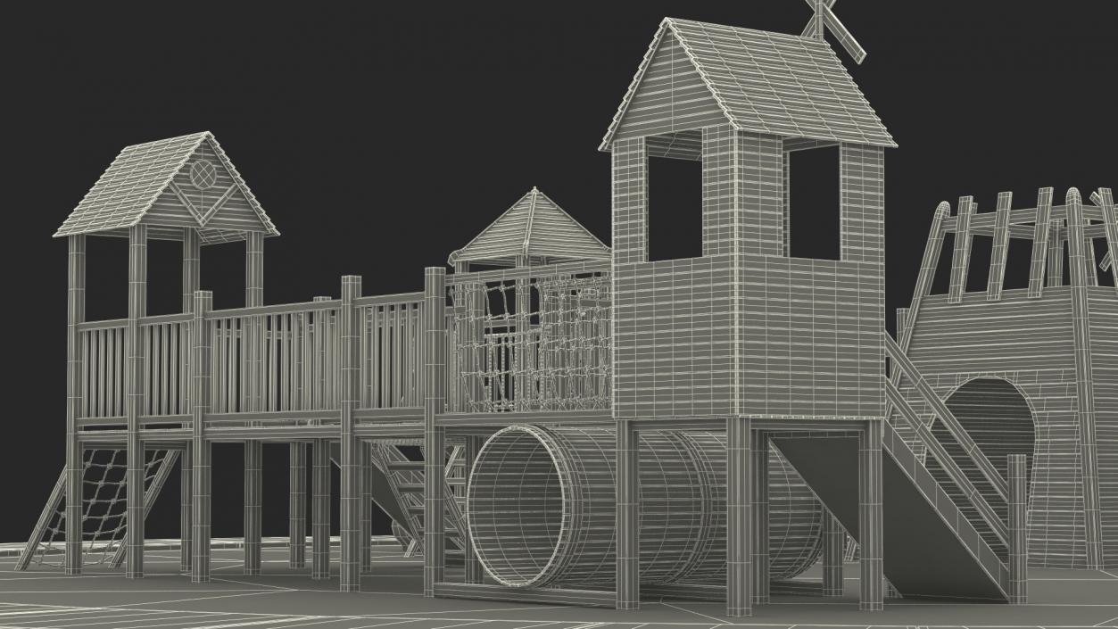 Wooden Playground 3D