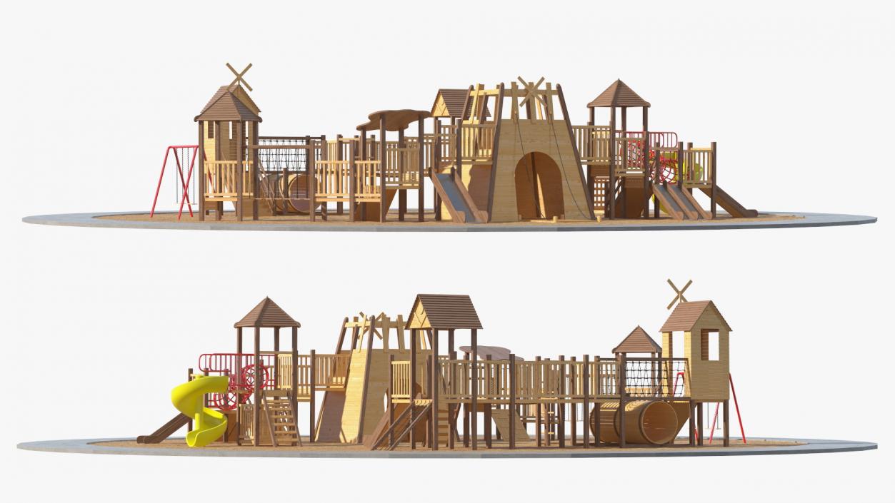 Wooden Playground 3D