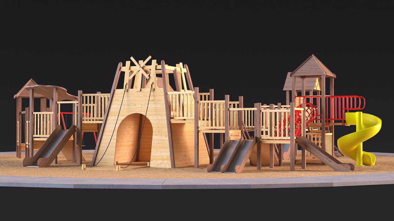 Wooden Playground 3D