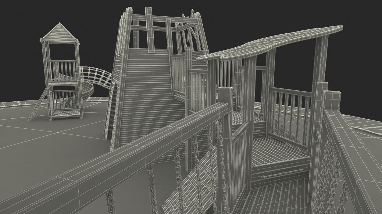 Wooden Playground 3D