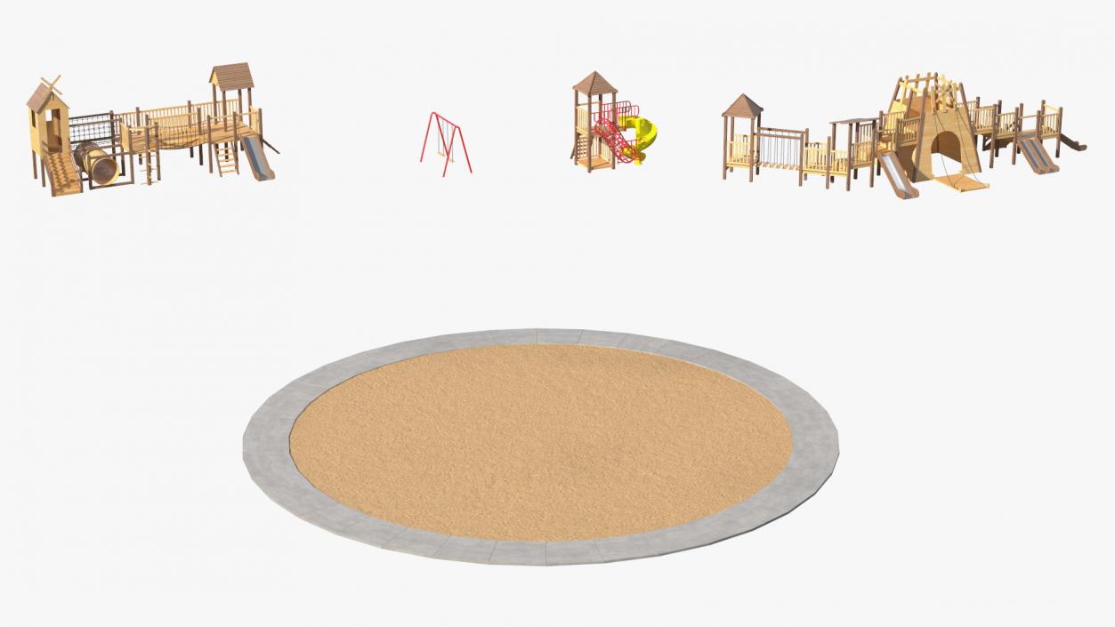 Wooden Playground 3D