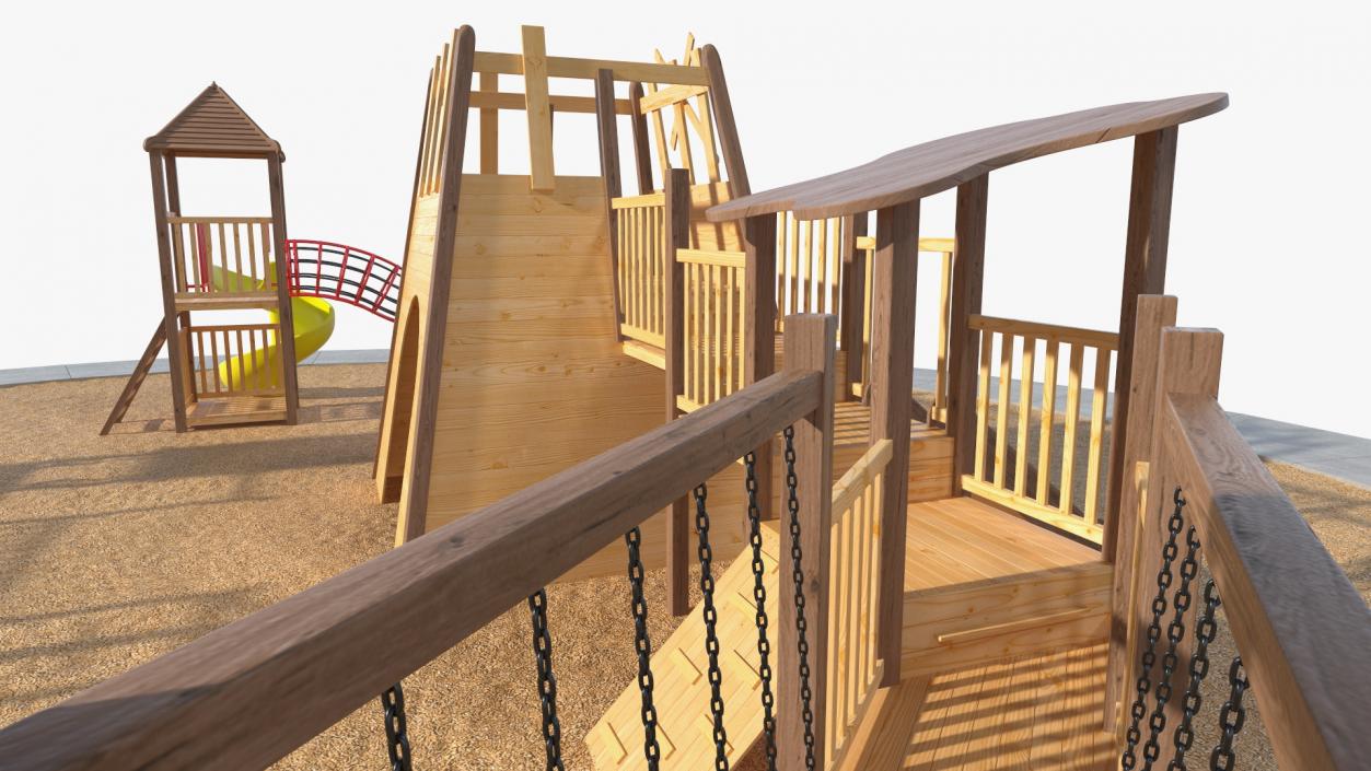 Wooden Playground 3D