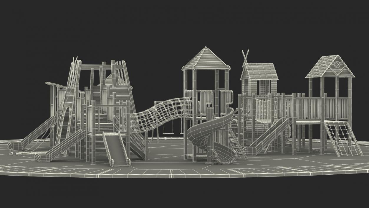 Wooden Playground 3D