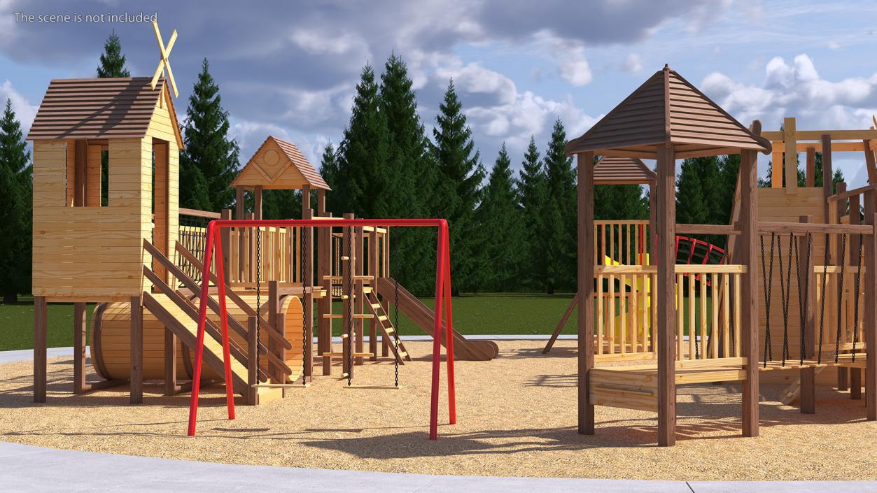 Wooden Playground 3D