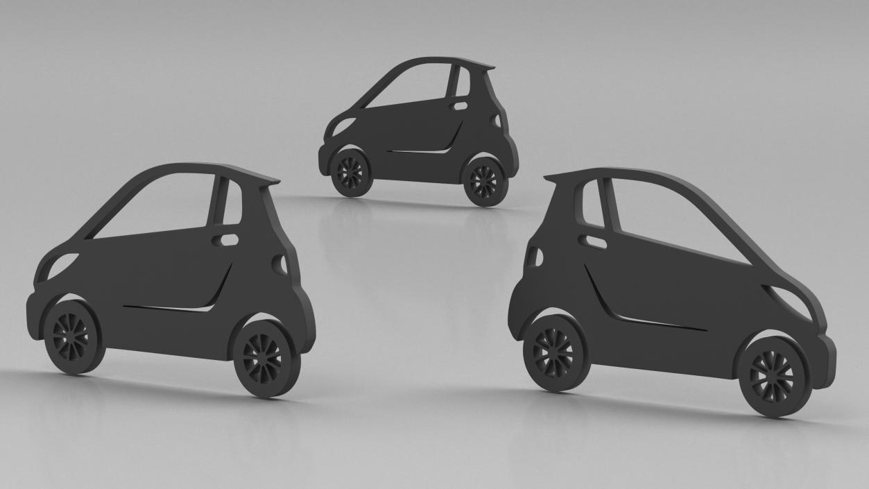 Car Micro Silhouette 2 3D